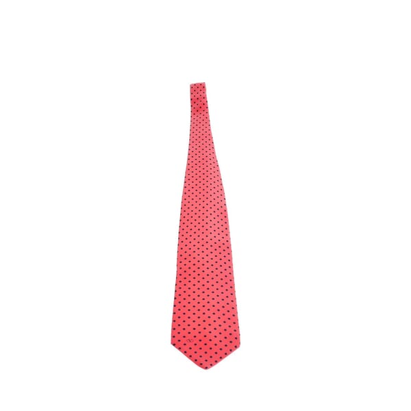 Vintage Silk Tie Polka Dot Red/Navy