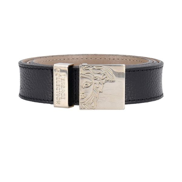 Leather Belt Black - S: 85 (34)