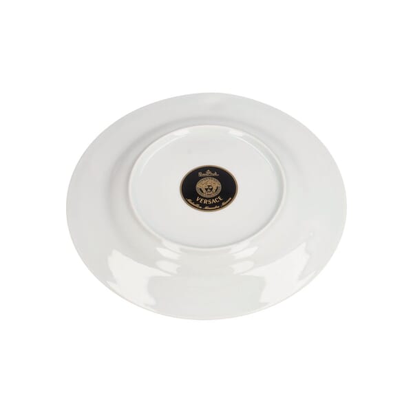 Porcelain Medaillon Meandre Mannor Side Plate White/Gold
