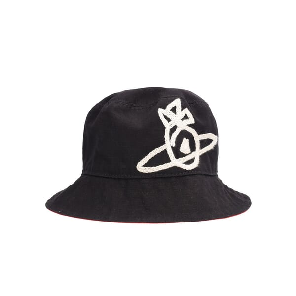 Cotton Sonnet Bucket Hat Black
