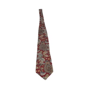 Vintage Silk Tie Maroon, view 2
