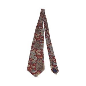Vintage Silk Tie Maroon, view 3