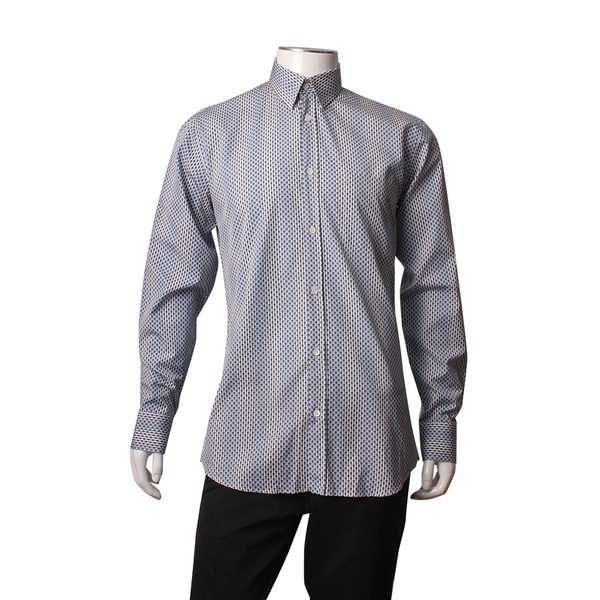 Cotton Shirt Blue/White