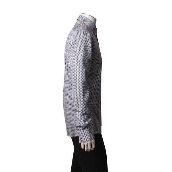 Cotton Shirt Blue/White