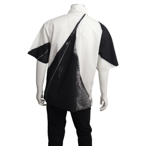 Cotton Shirt White/Black, view 3