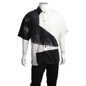 Cotton Shirt White/Black