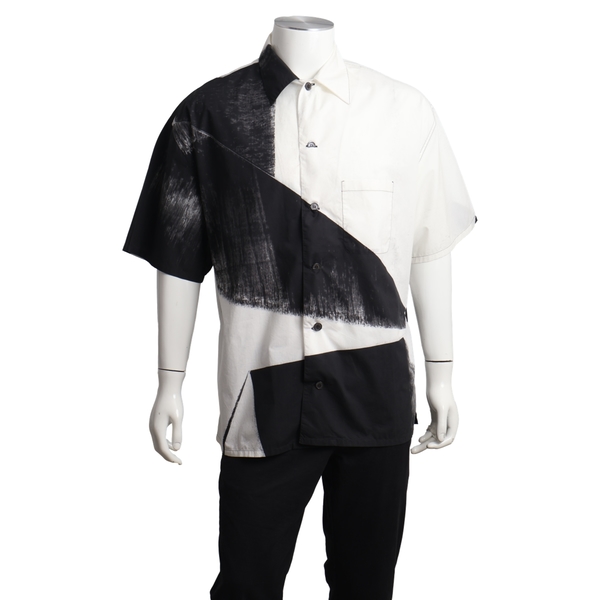 Cotton Shirt White/Black
