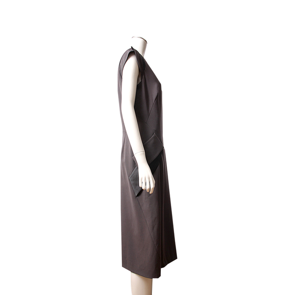 Wool Blend Dress Grey
