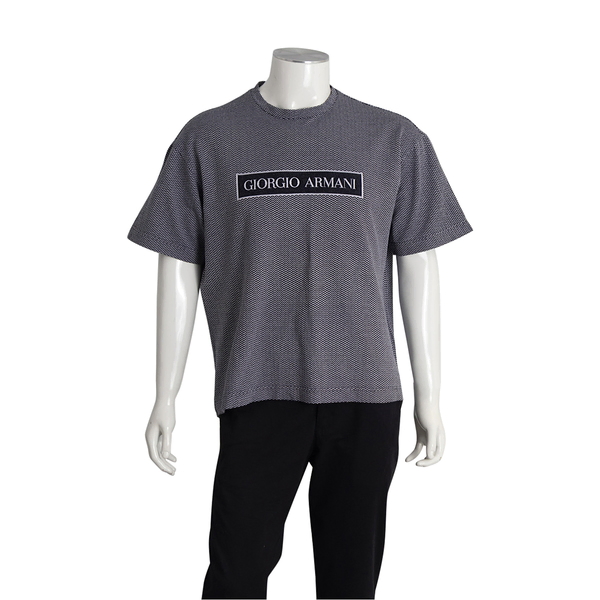Cotton Logo T-Shirt Black/White