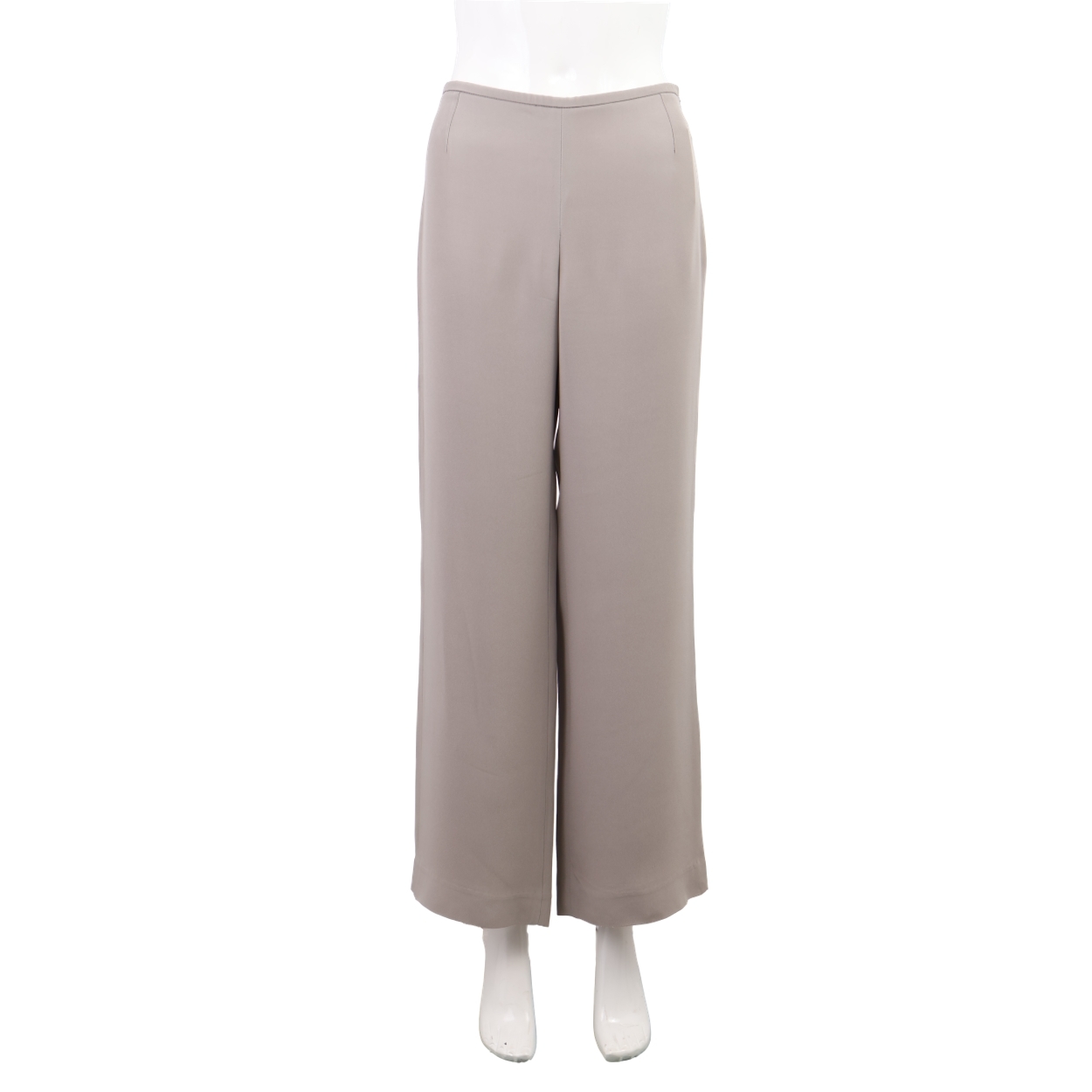 ARMANI COLLEZIONI Collection Acetate/Silk Palazzo Pants Grey | Luxity