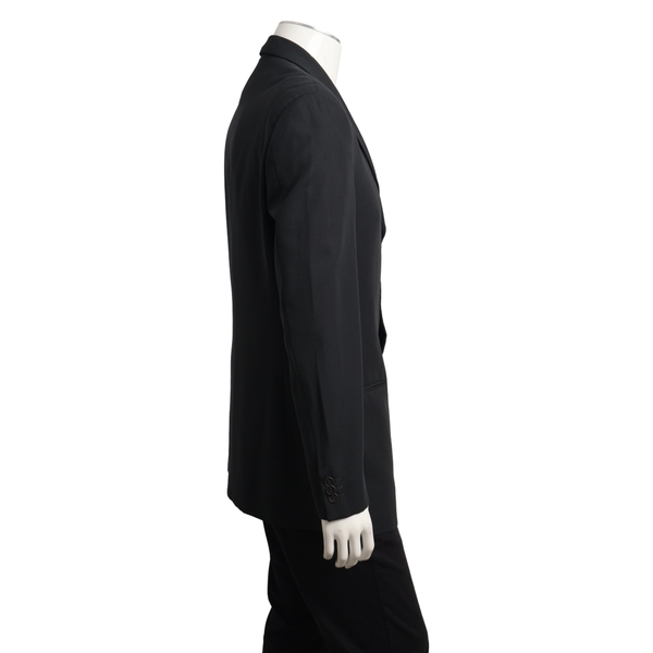 Vintage Wool Single Breasted Blazer Grey