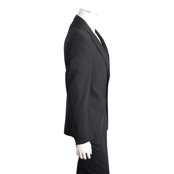 Wool Blend Blazer Black
