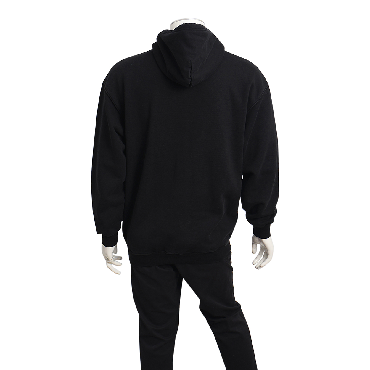 BALENCIAGA Cotton Medium Fit Hoodie Black | Luxity