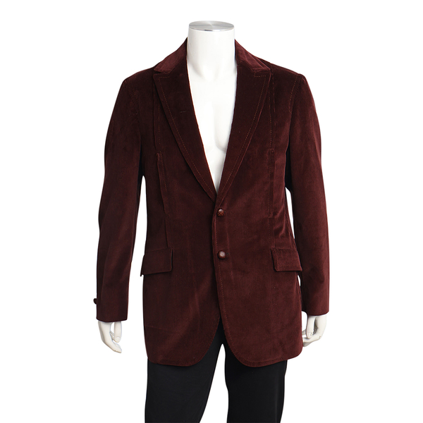 Corduroy Blazer Burgundy