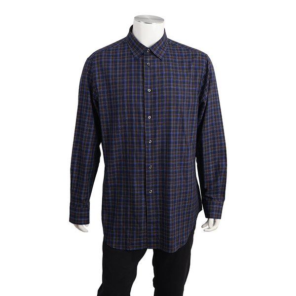 Check Shirt Blue/Brown