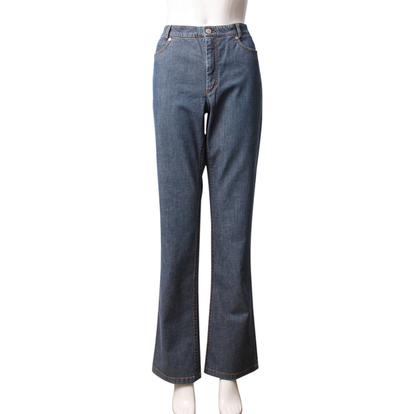Cotton Blend Jeans Blue