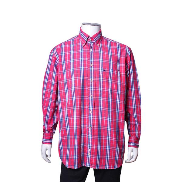 Vintage Cotton Check Shirt Red