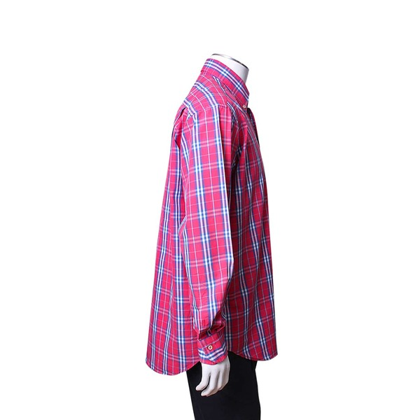 Vintage Cotton Check Shirt Red