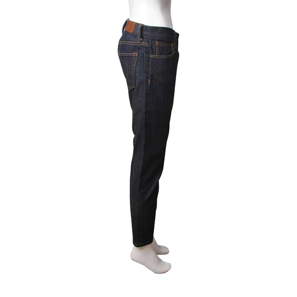 Denim Relaxed Skinny Jeans Navy