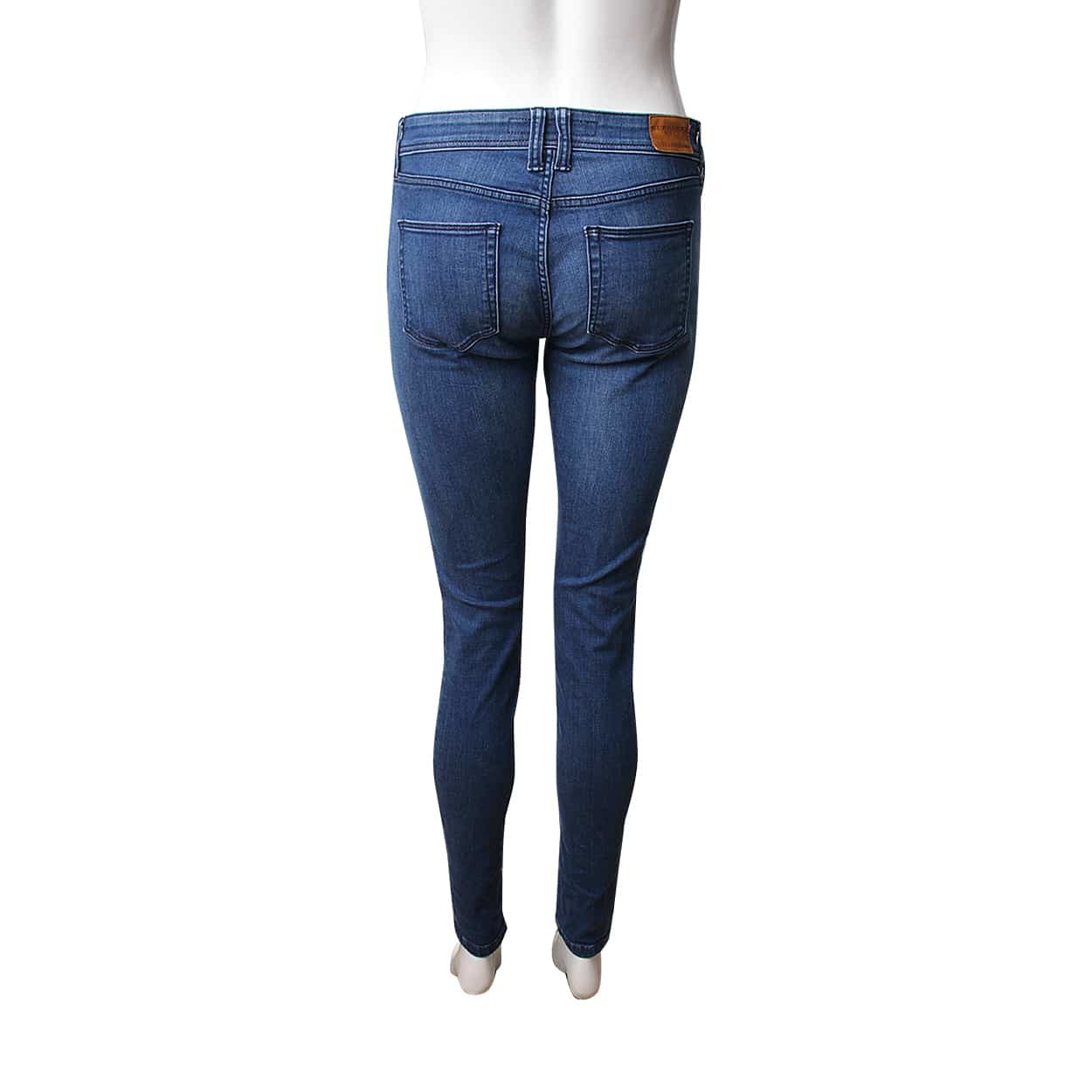 BURBERRY BRIT Denim Skinny Low Rise Jeans Blue | Luxity