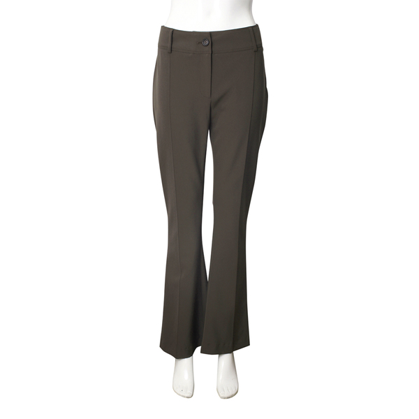 Nylon Blend Pants Olive Green