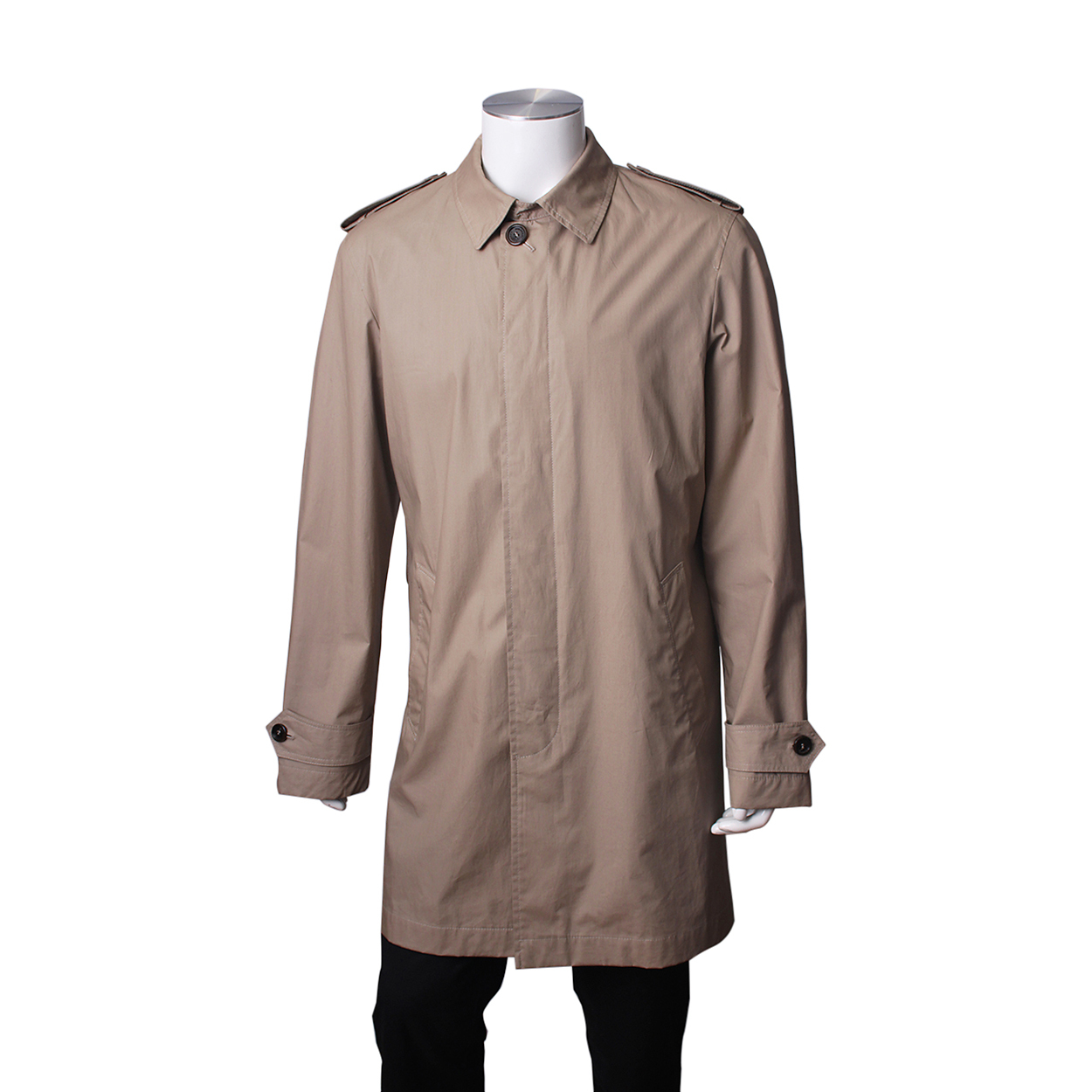 BURBERRY Vintage Cotton Trench Coat Beige | Luxity