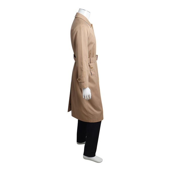 Vintage Cotton/Polyester Trench Coat Beige