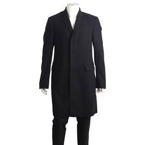 BURBERRY Wool Blend Chester Coat Black | Luxity