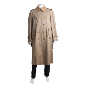 Cotton/Polyester 3 Piece Trench Coat Beige, view 3