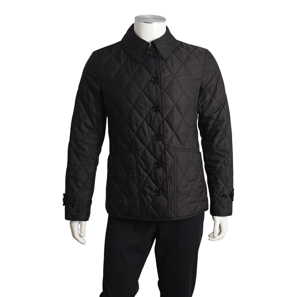 Polyester Quilted Jacket Black