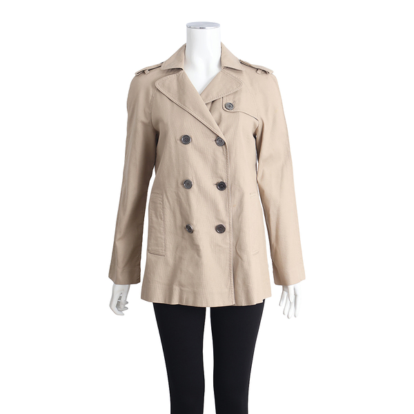 Cotton Coat Beige