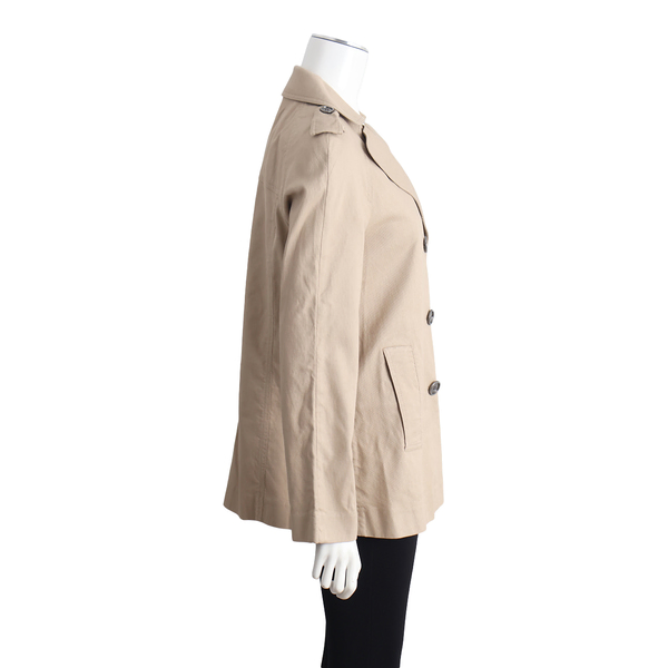 Cotton Coat Beige