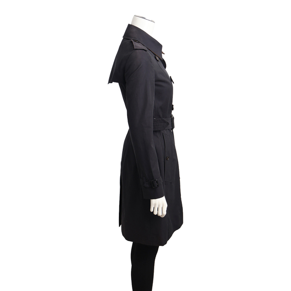 Cotton Chelsea Medium Trench Coat Midnight