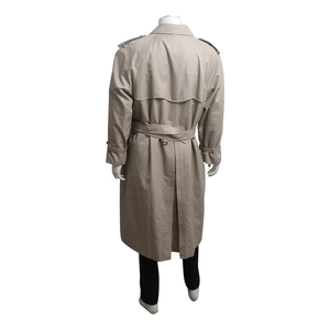 Vintage Polyester/Cotton Trench Coat Stone, view 3