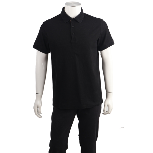 Cotton Polo Shirt Black