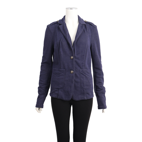 BRIT Vintage Cotton Blend Jacket Blue