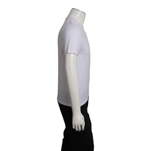 Cotton Logo Embroidered T-Shirt White, view 2