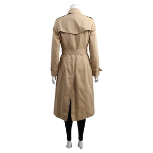 Cotton The Chelsea Trench Coat Beige, view 3