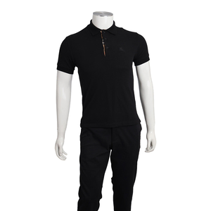 Cotton Polo Shirt Black