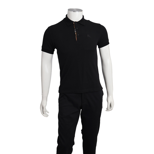 Cotton Polo Shirt Black