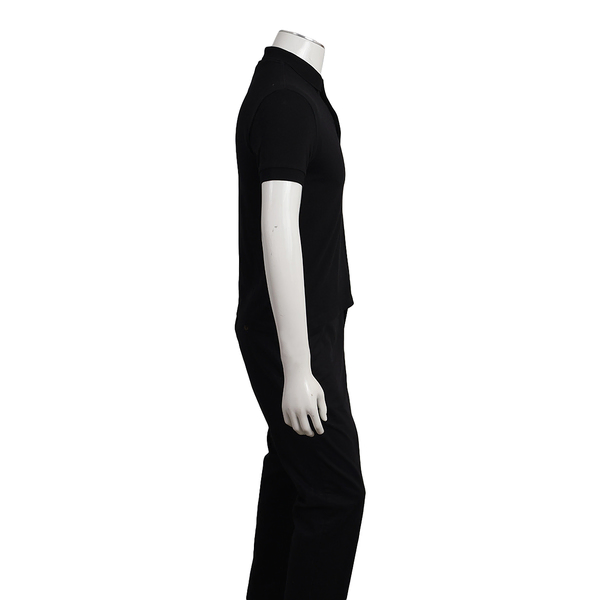 Cotton Polo Shirt Black