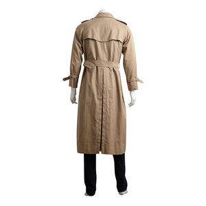 Vintage Cotton/Polyester Trench Coat Beige, view 3