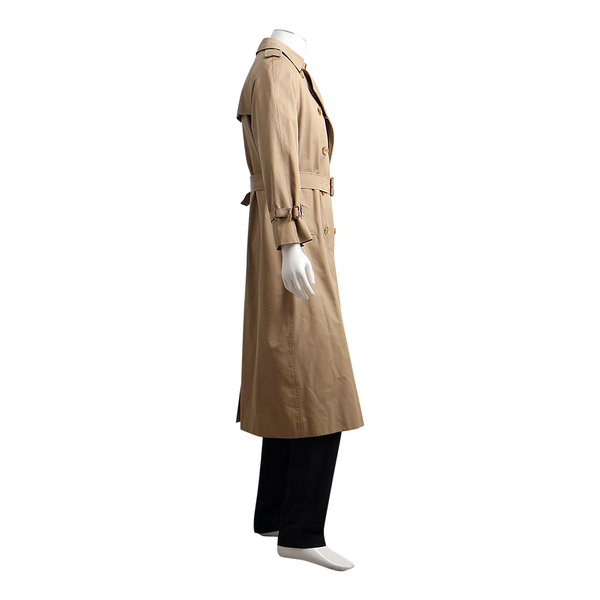 Vintage Cotton/Polyester Trench Coat Beige