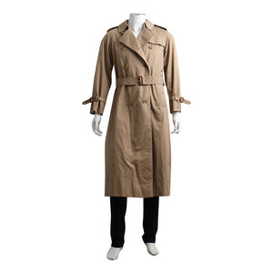 Vintage Cotton/Polyester Trench Coat Beige
