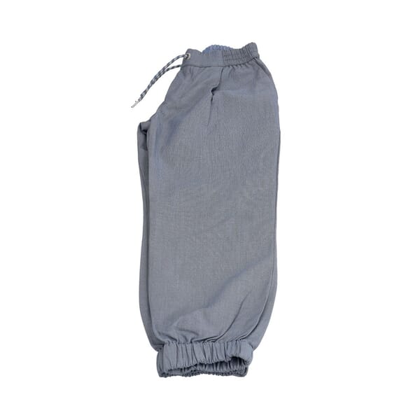 Cotton/Linen Kids Drawstring Pants Blue