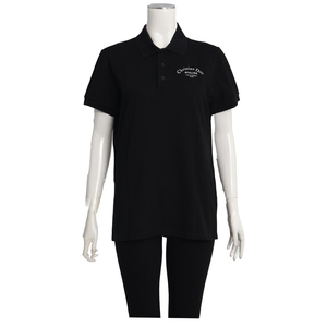 CHRISTIAN DIOR Cotton Atelier Polo Shirt Black | Luxity