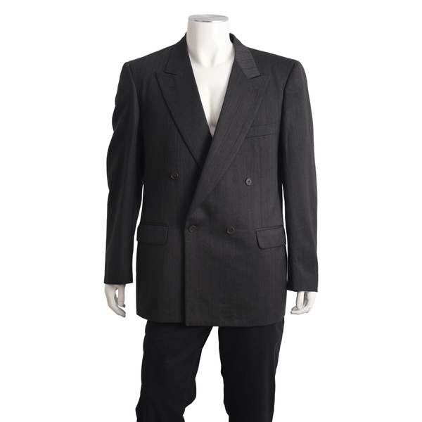 Vintage Wool Blazer Grey