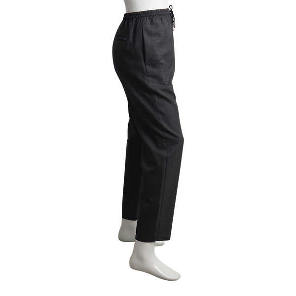 Wool Tailored Track Pants Charcoal