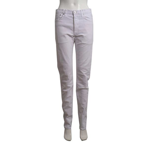 Cotton Denim Jeans White