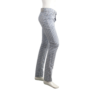 Cotton Oblique Slim Fit Denim Jeans Blue, view 2